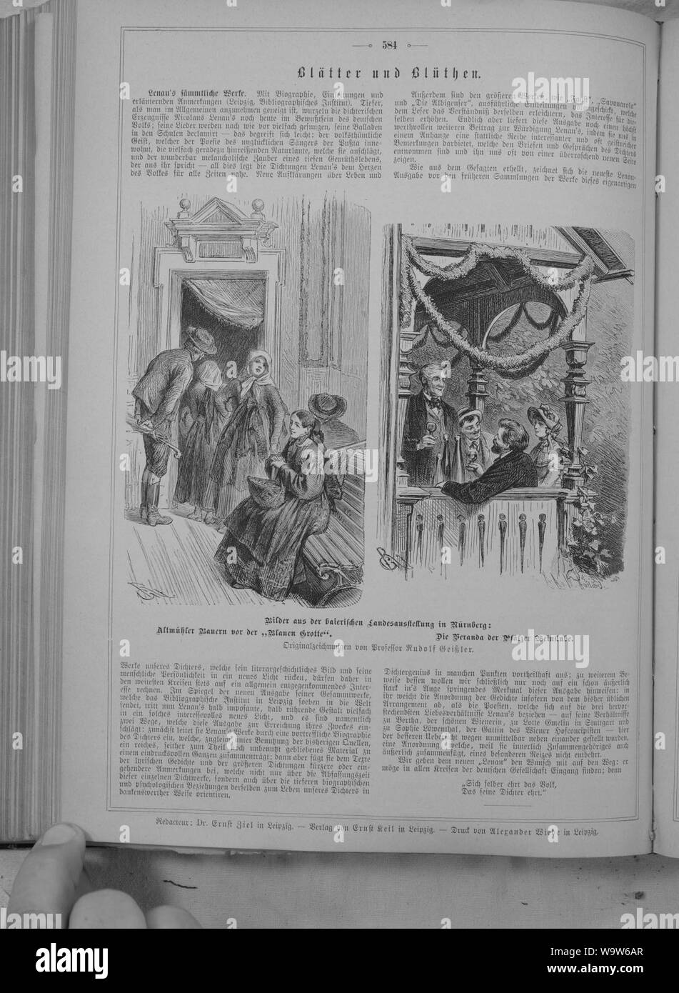 Die Gartenlaube (1882) 584. Stock Photo