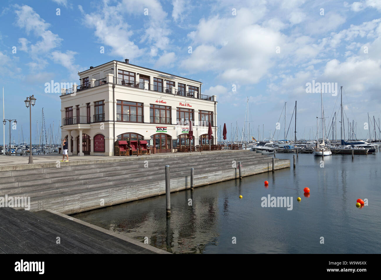 Hohe Düne Marina, Warnemünde, Rostock, Mecklenburg-West Pomerania, Germany Stock Photo