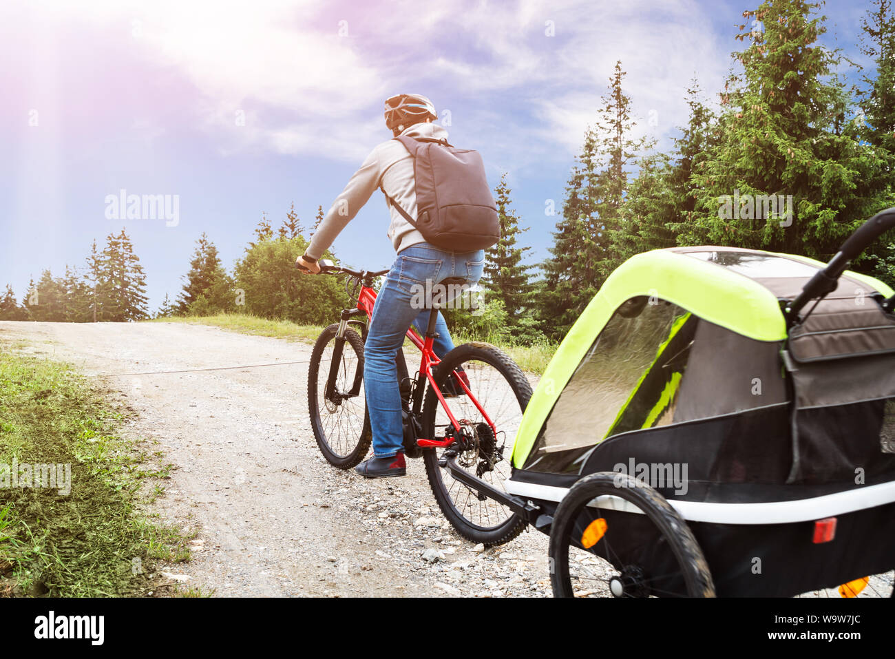 mtb baby trailer