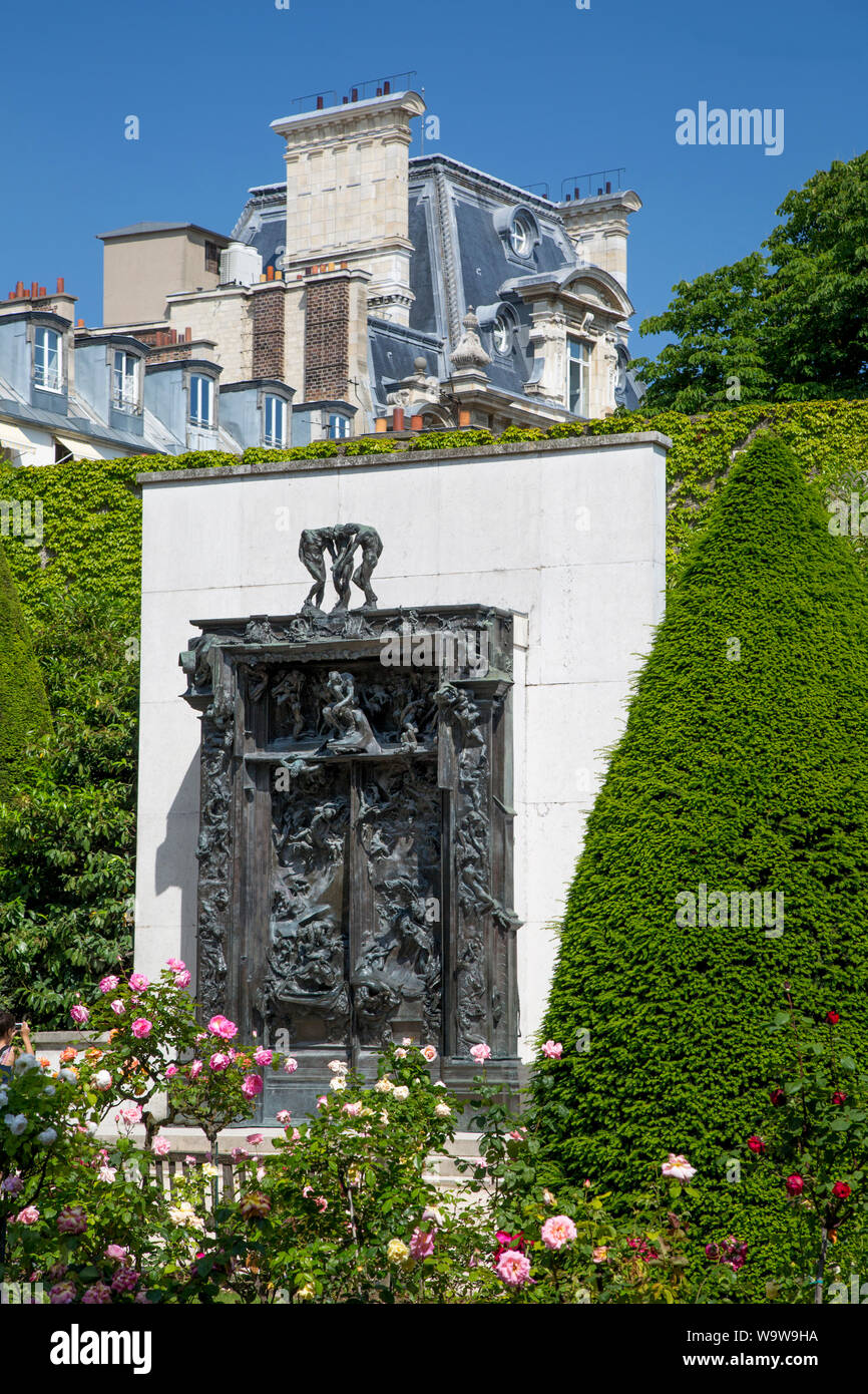 Gates of Hell' sculpture in the garden of Musee Rodin, Paris, France Stock  Photo - Alamy
