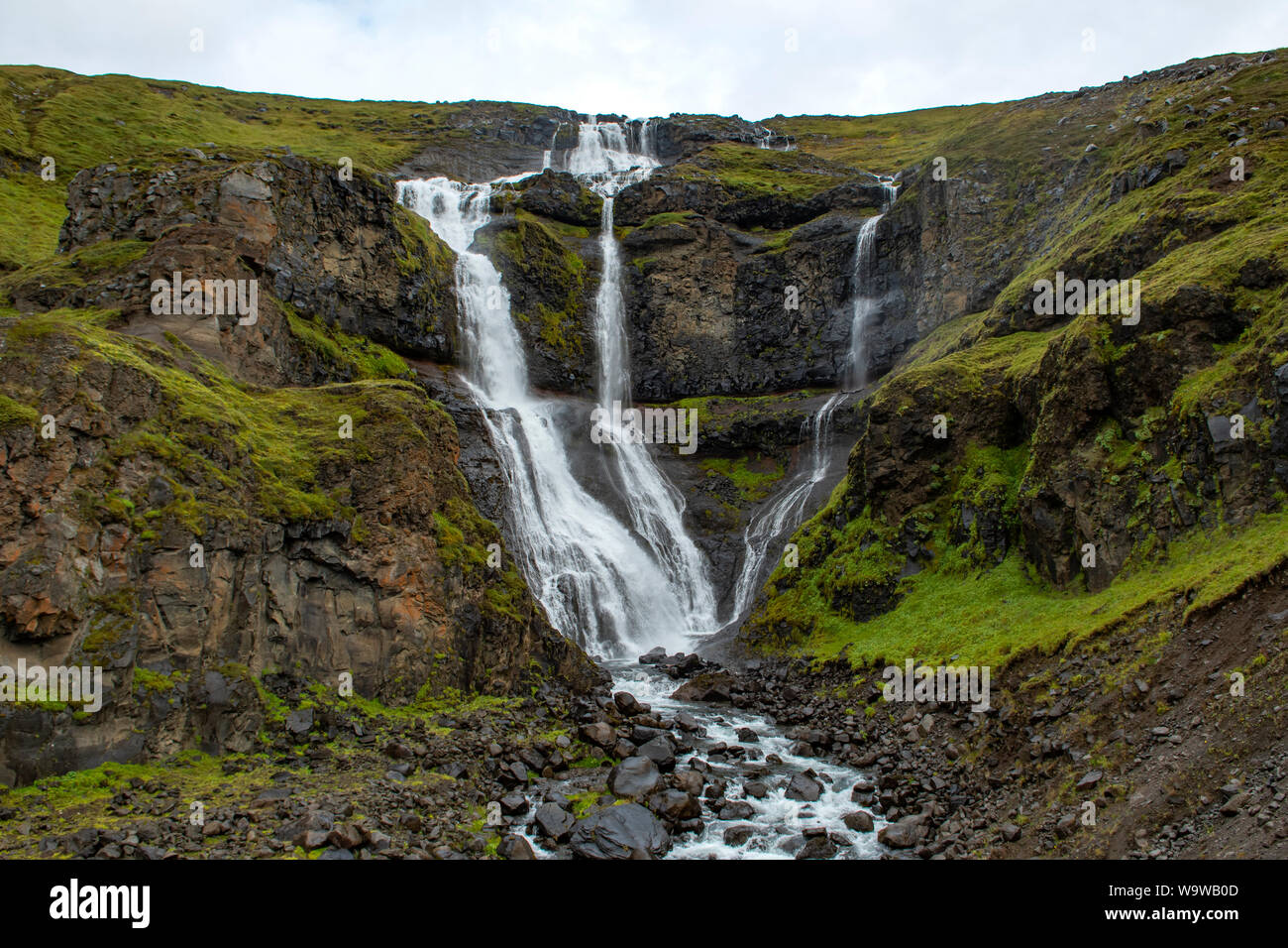 Rjukandi Falls, near Eglisstadir, Iceland Stock Photo
