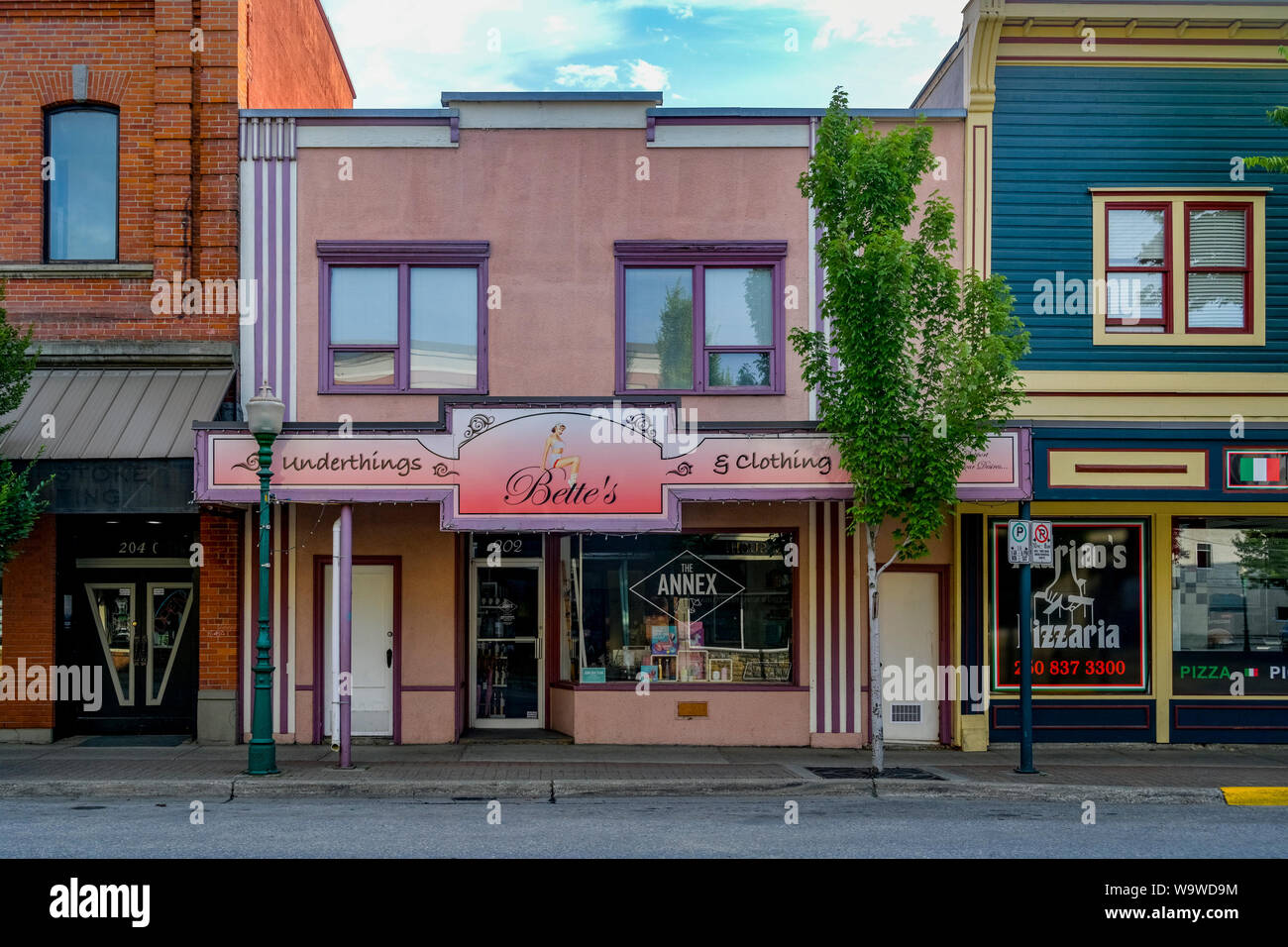Bette's underthings, clothing store, Revelstoke, British Columbia