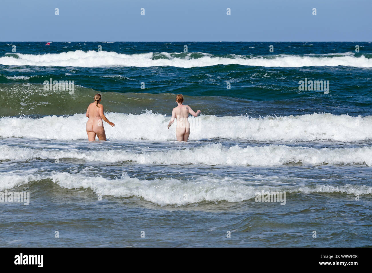 Skinny dipping women hi-res stock photography and images