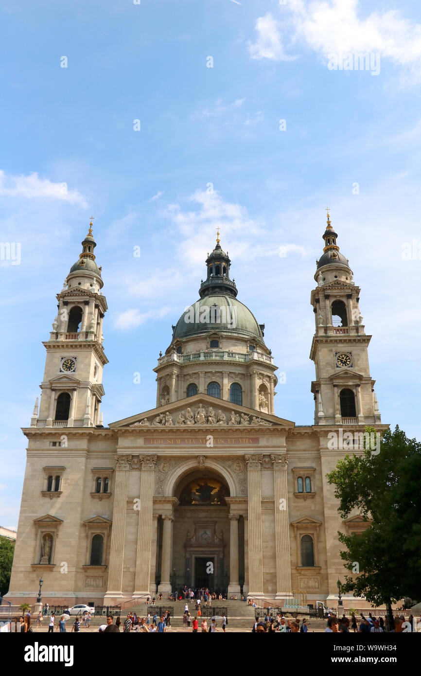 St. Stephens Basilica in Budapest, Hungary (Szent Istvan Bazilika) Stock Photo