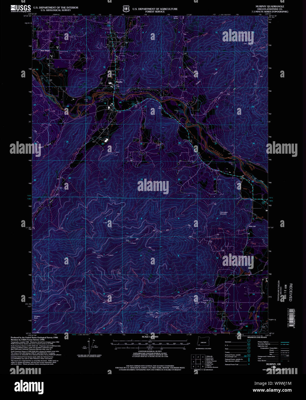 Sam R. Murphy Map Murphy map hi-res stock photography and images - Alamy
