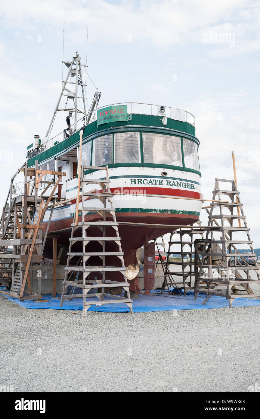 The Port Townsend boat repair yard. Port Townsend, Washington State