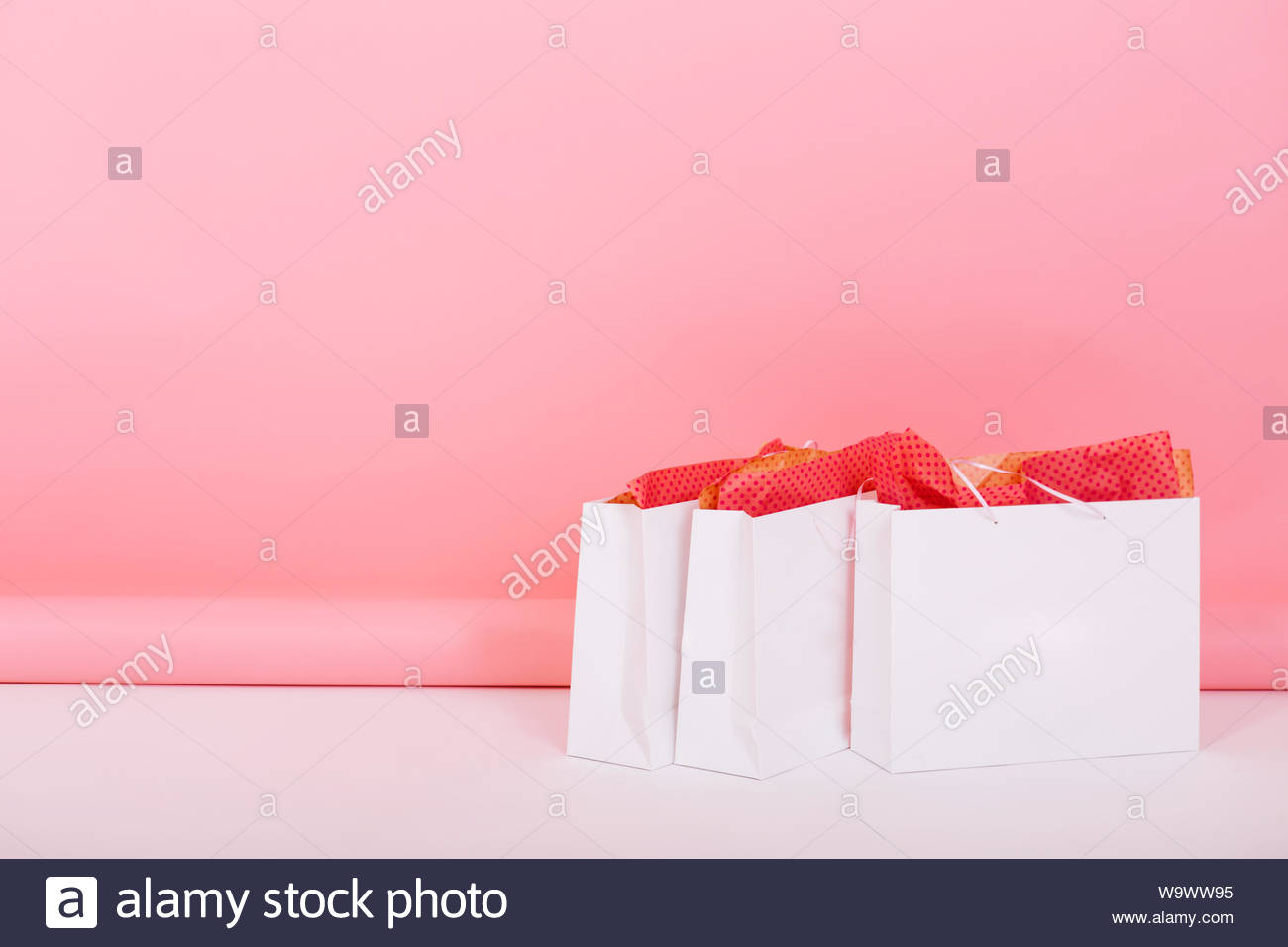 Image Of Large Paper Bags From Store With Ornament Gift