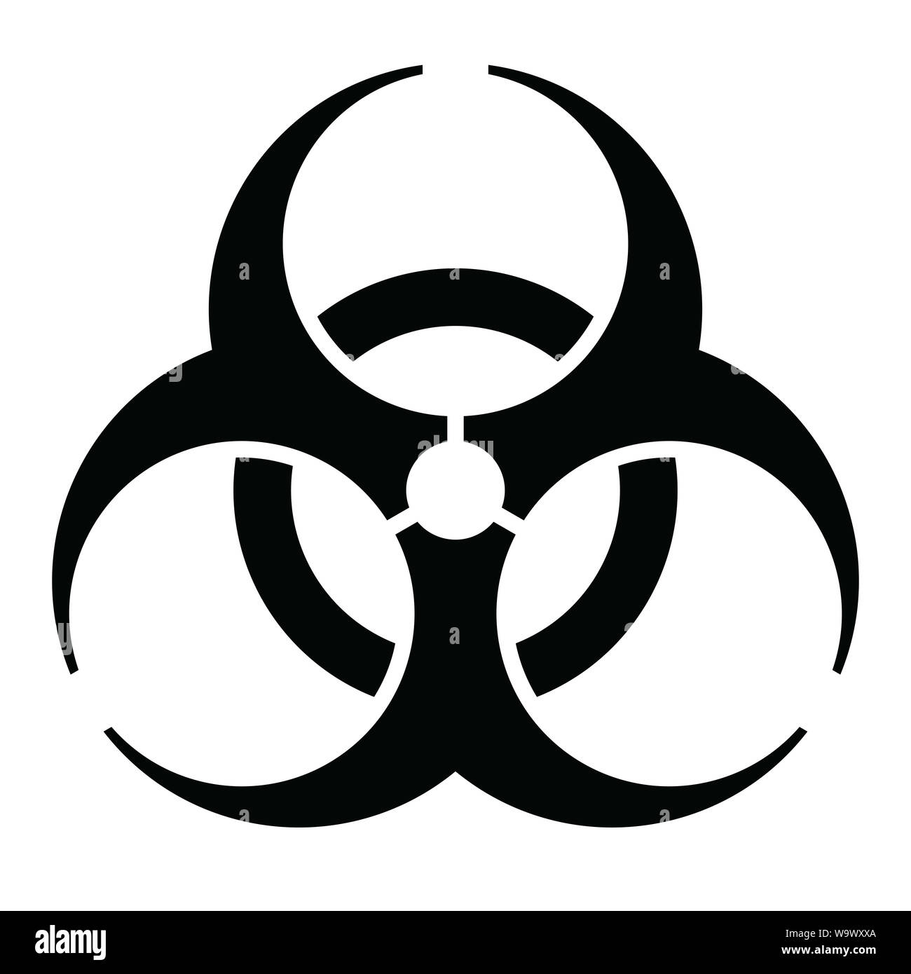 Biohazard symbol 2 Stock Photo