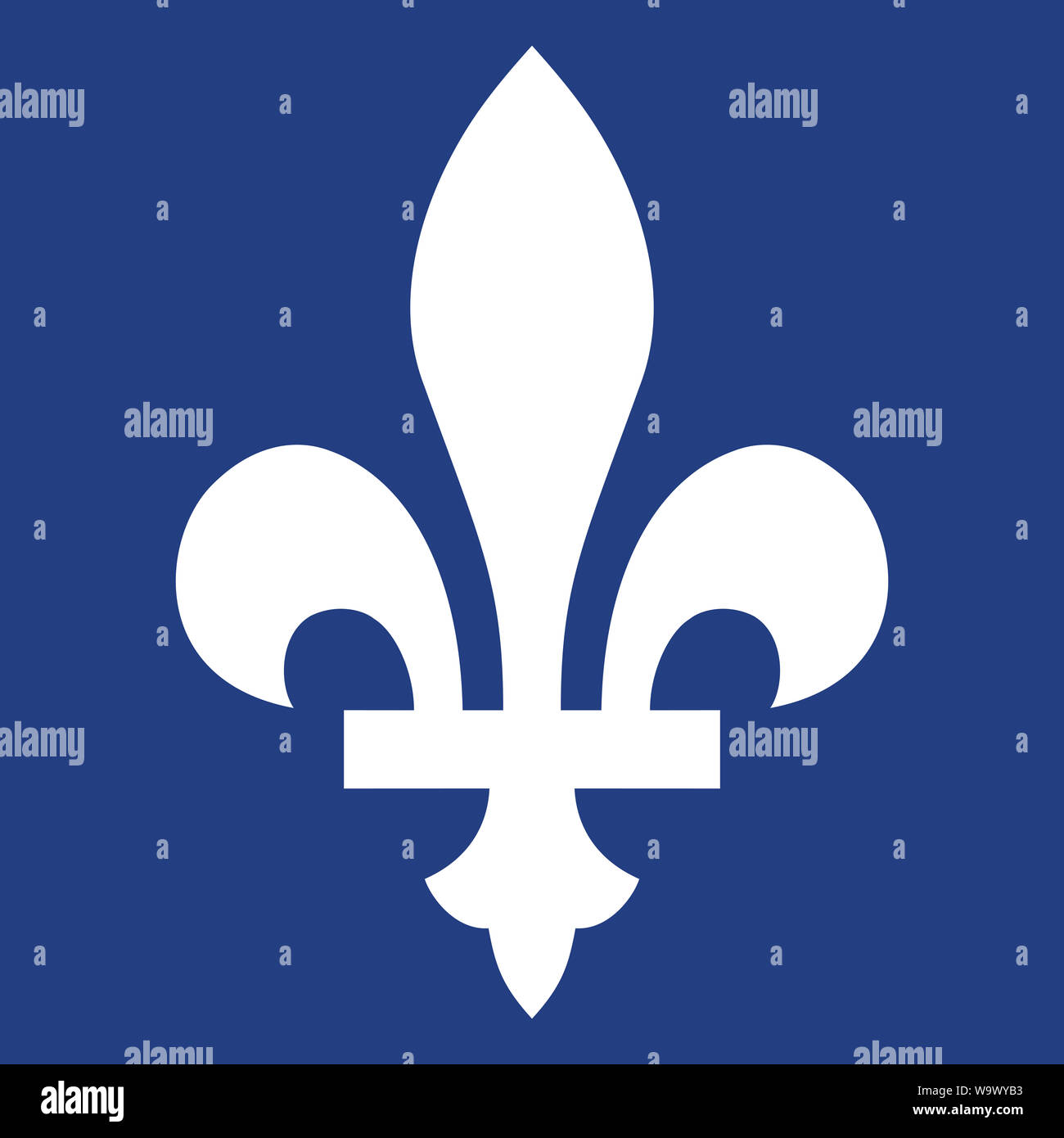Quebec flag symbol fleur de lis hi-res stock photography and images - Alamy