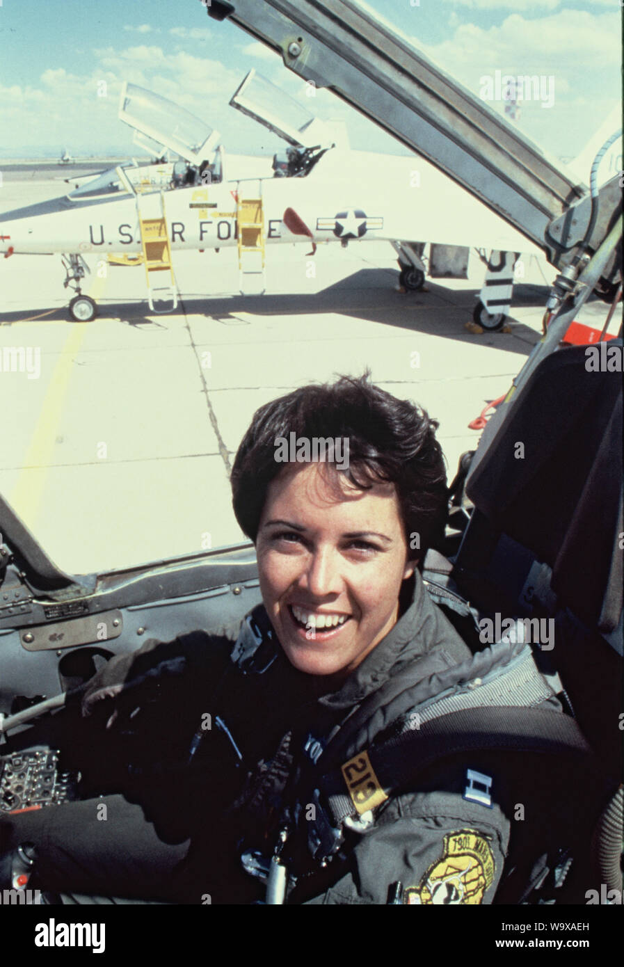 A Female Fighter Pilot. kpit  of the plane  Photo by  Dennis Brack  70 Stock Photo