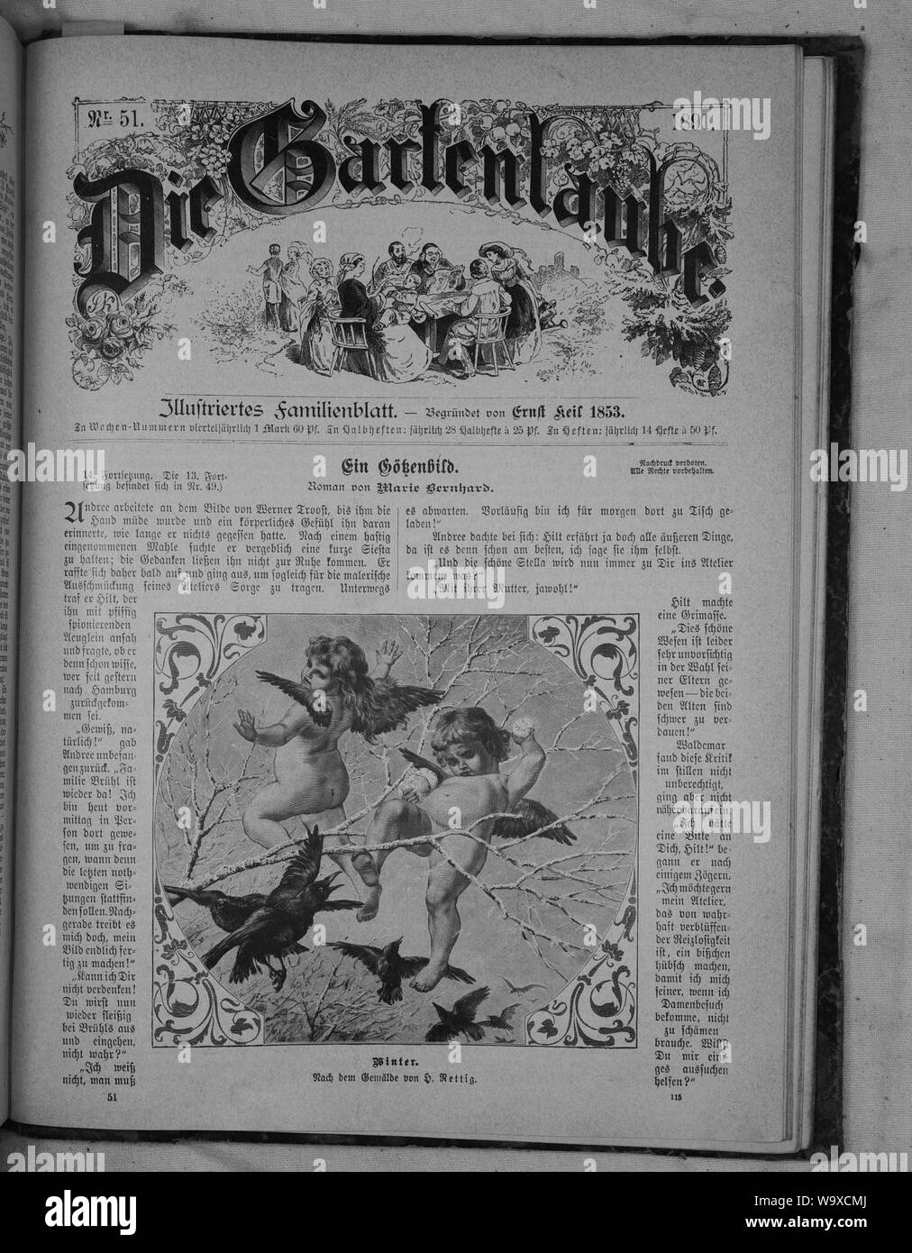 Die Gartenlaube (1891) 857. Stock Photo