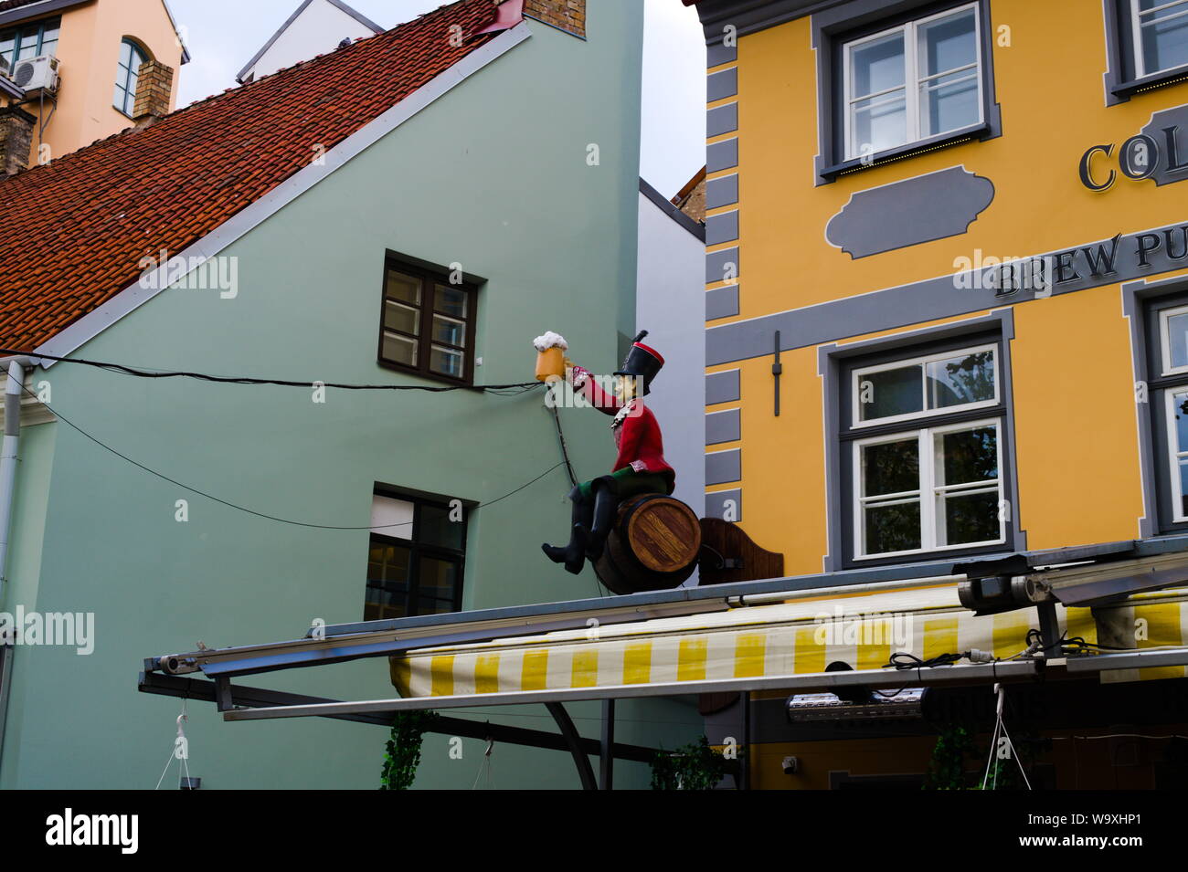 Colonel Pub Riga Colonel Brew Pub & Kitchen in Riga's old town in Latvia Stock Photo - Alamy