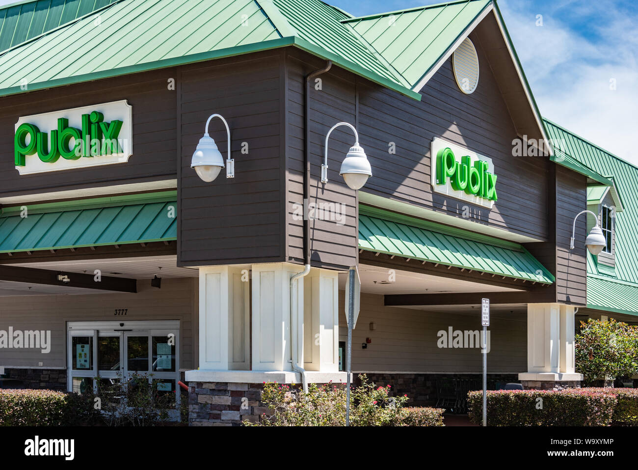 Publix Super Market at Palm Valley in Ponte Vedra Beach, Florida. (USA) Stock Photo