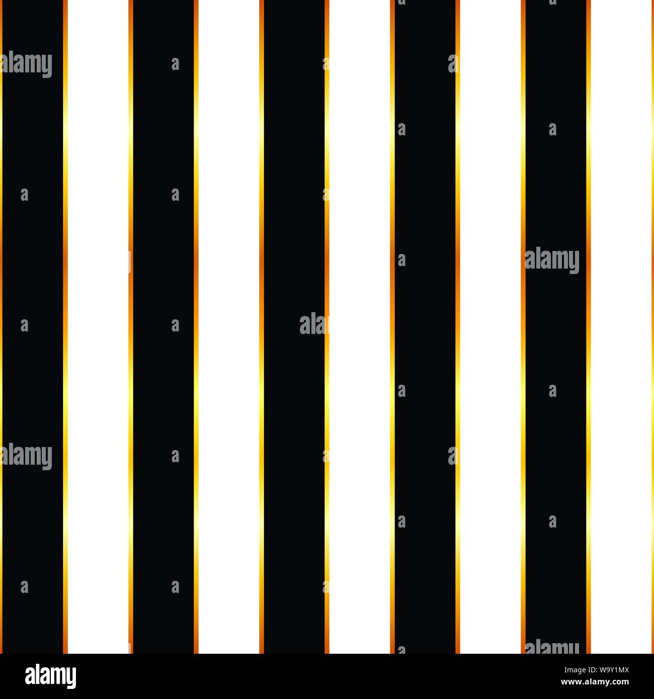 Luxury black and white striped seamless pattern. Stock Vector