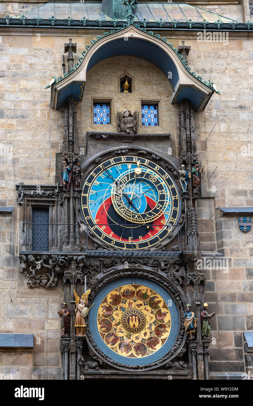 Prague Astronomical Clock in the Czech Republic is the Oldest Operating