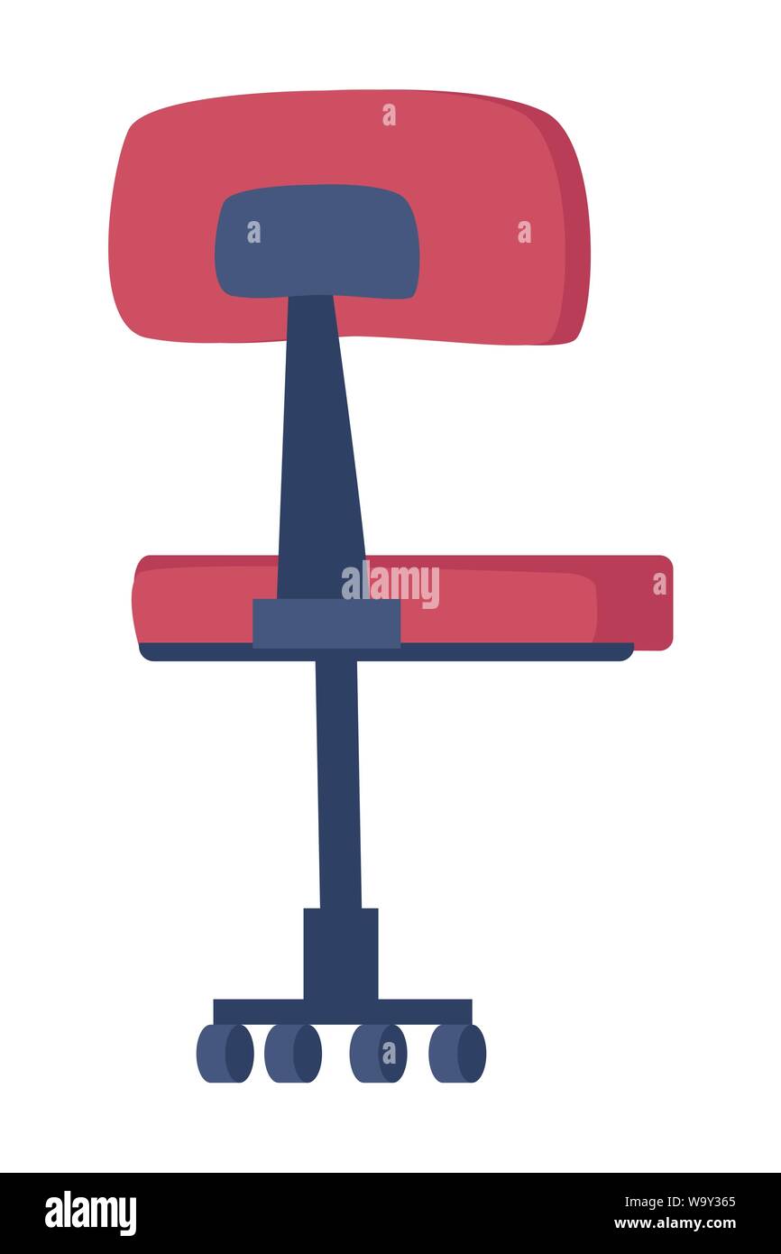 Office chair with wheels cartoon Stock Vector Image & Art Alamy