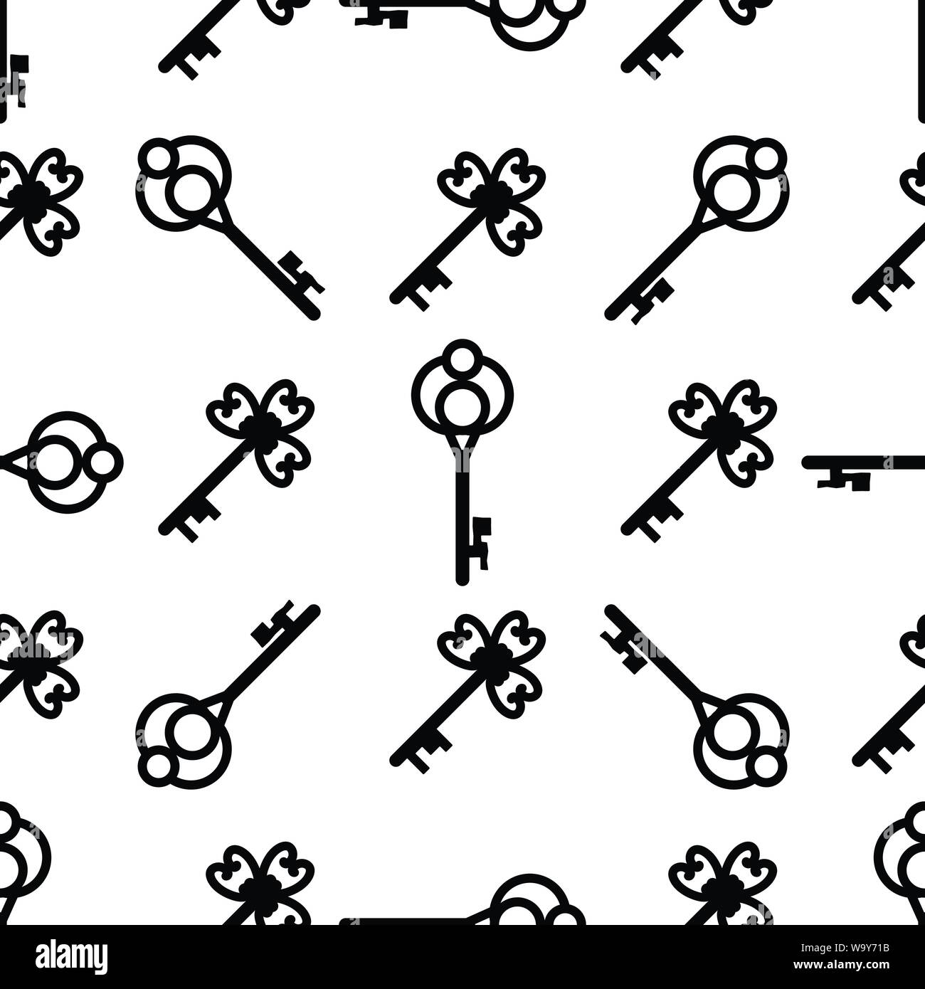 Elegant house keys Stock Vector Images - Alamy