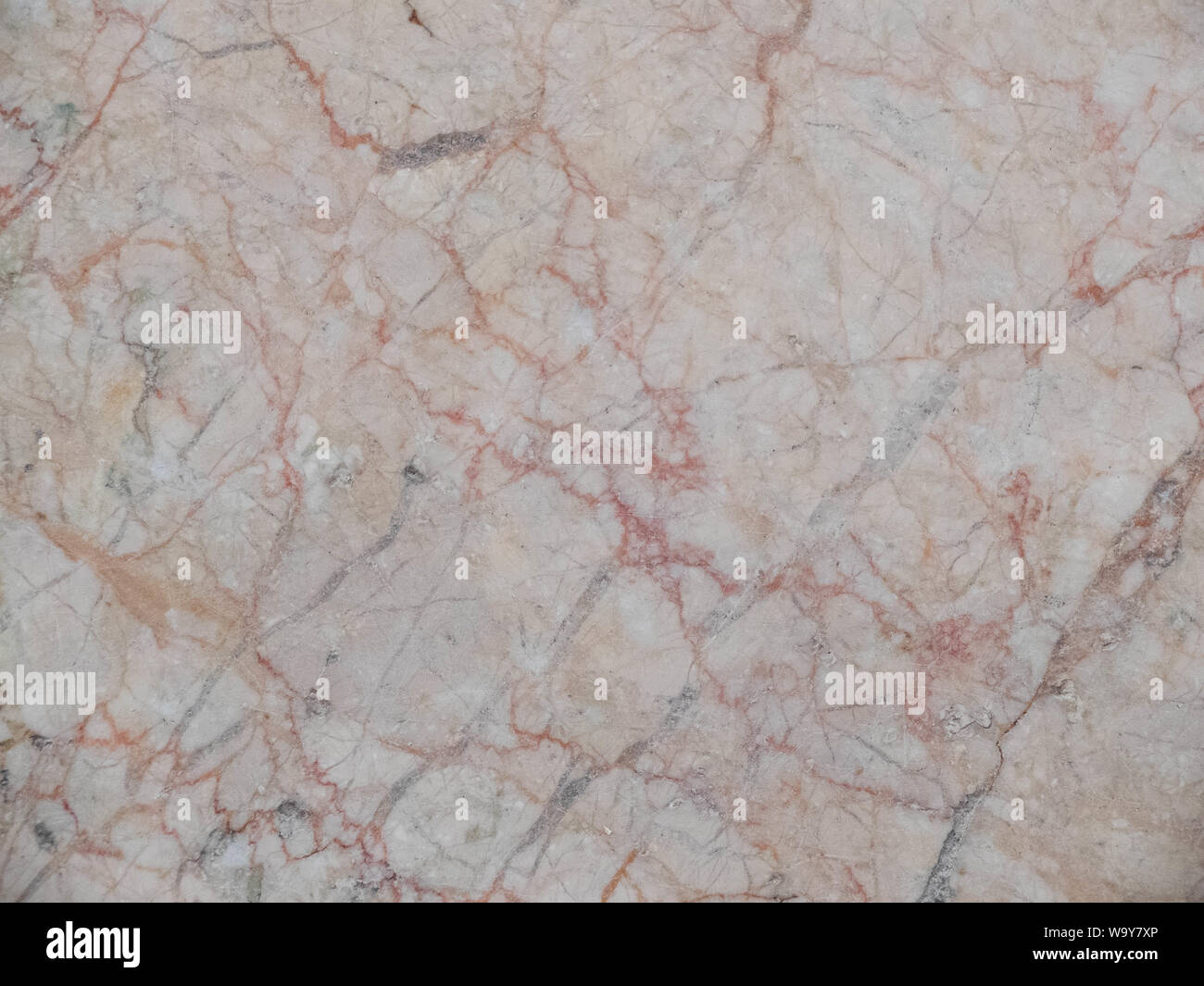 Pink, orange and gray marble texture. Stone background seamless pattern. Stock Photo