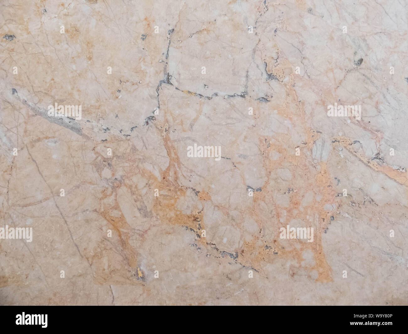Pink, orange and gray marble texture. Stone background seamless pattern. Stock Photo