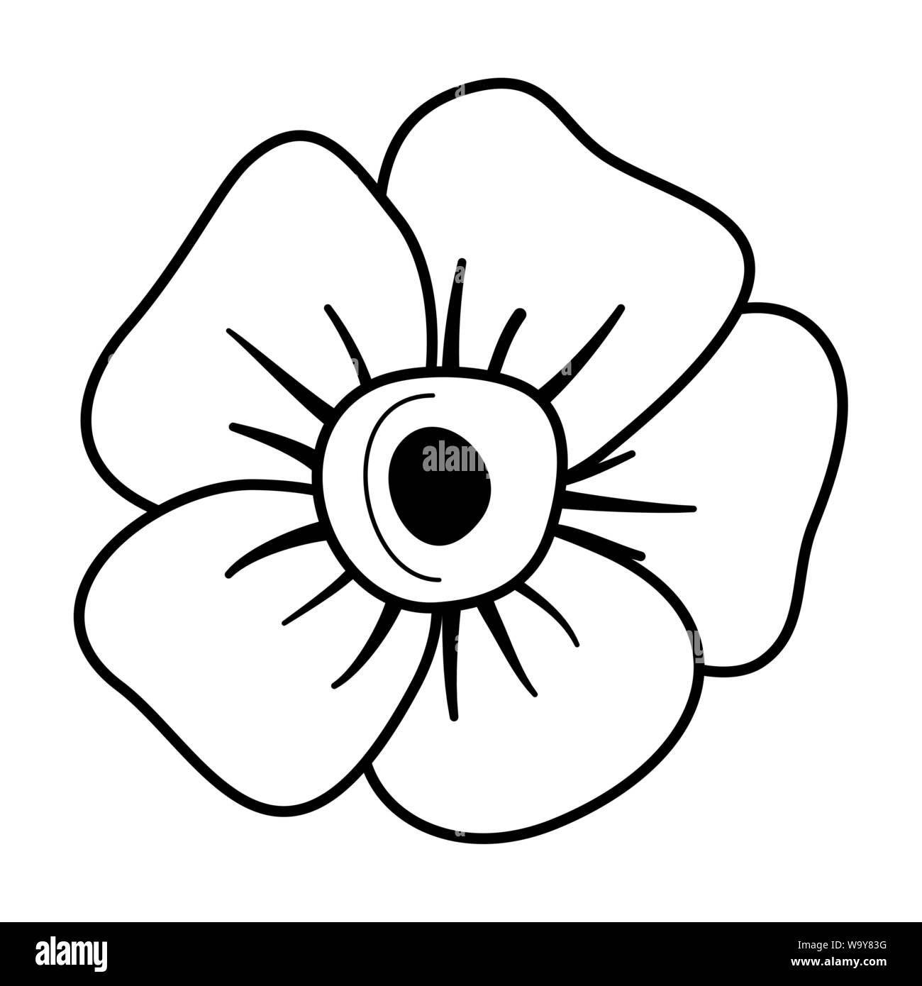 Flower design, floral nature plant ornament garden decoration and