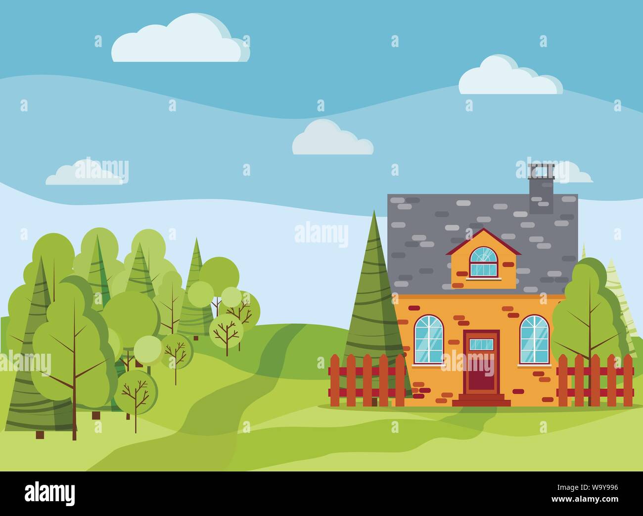 Brick background view Stock Vector Images - Alamy