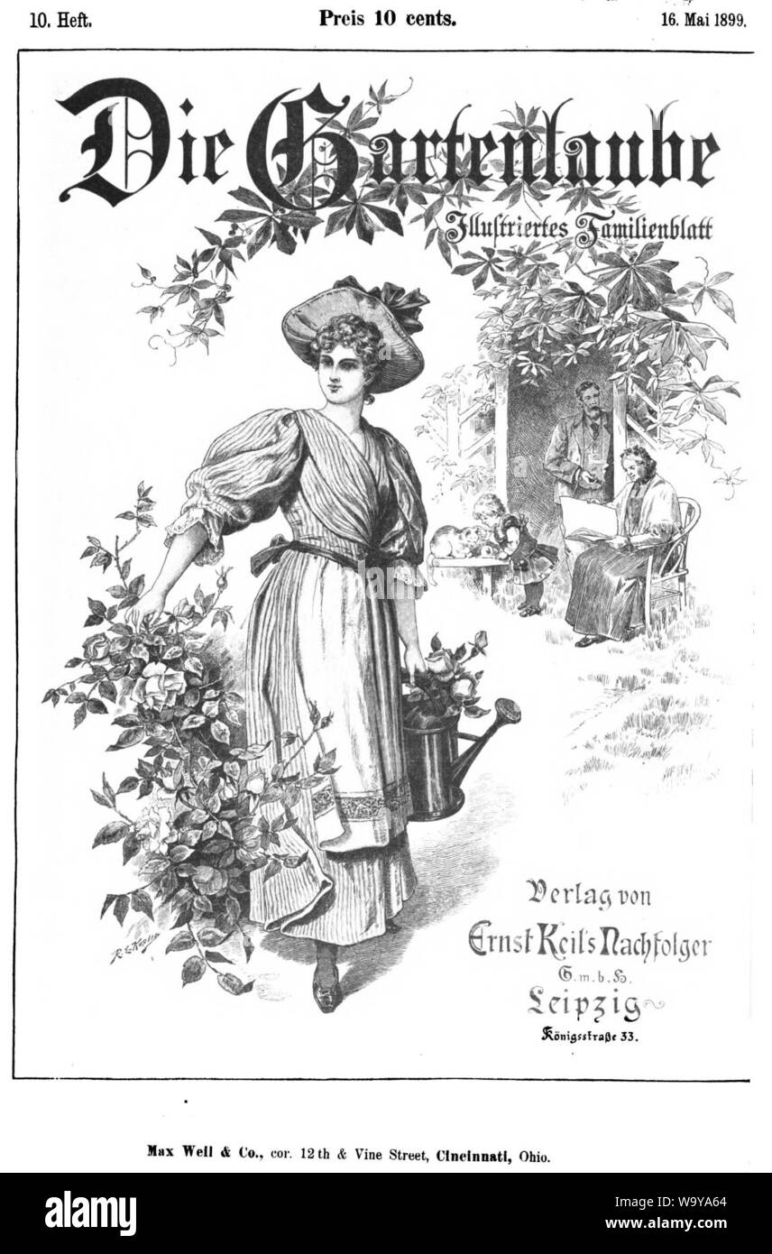 Die Gartenlaube (1899) B 0292 C Stock Photo - Alamy