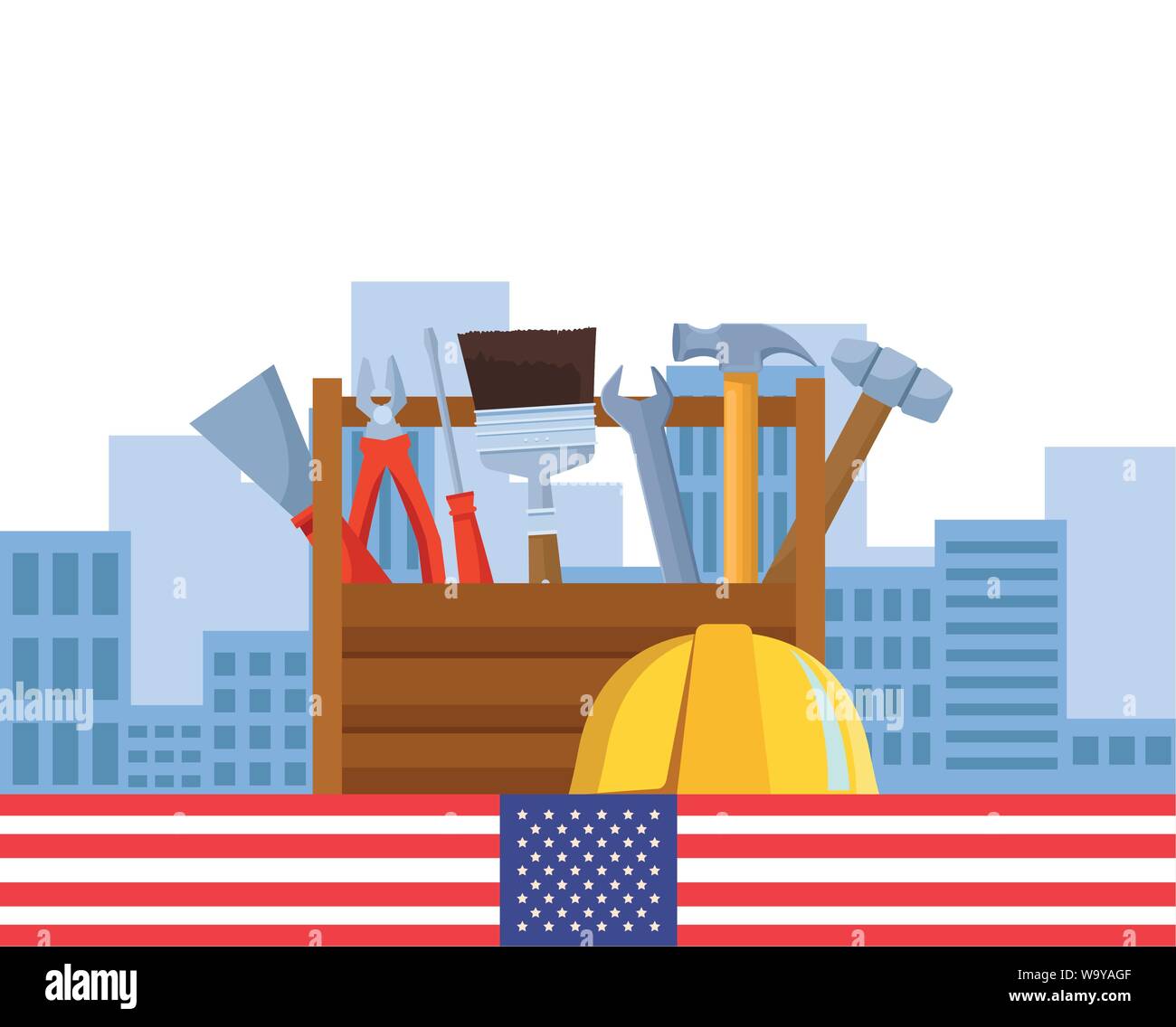 Construction tools and equipment cartoons Stock Vector Image & Art Alamy