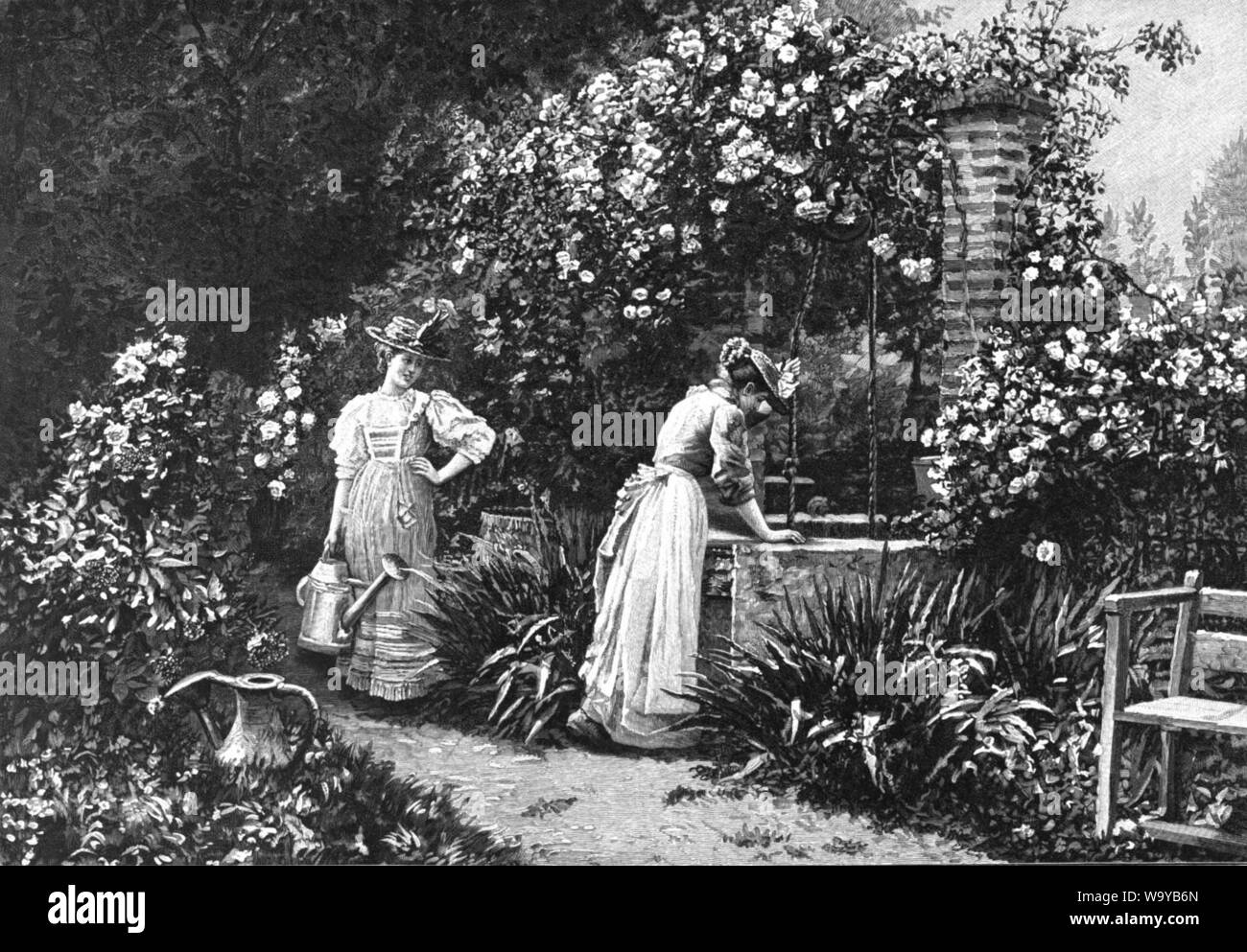 Die Gartenlaube (1899) b 0749. Stock Photo