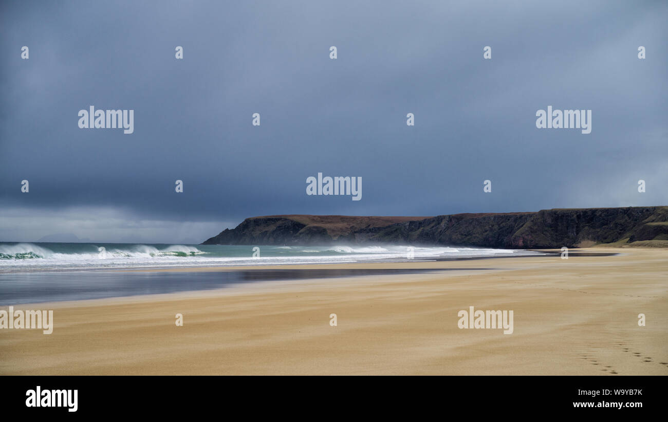Traigh Mhòr Beach, North Tolsta, Isle of Lewis, Scotland Stock Photo