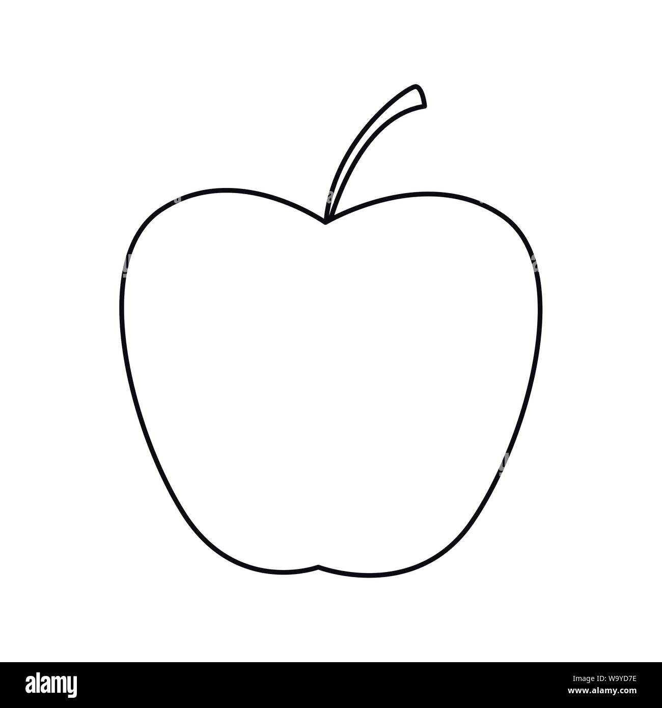apple cooking icon on white background vector illustration Stock Vector ...