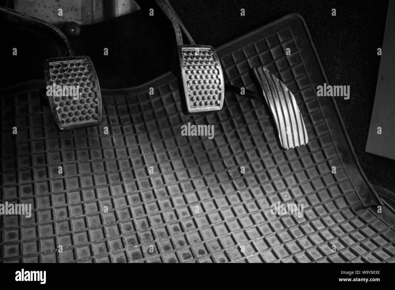 Control panel inside the car with dust Stock Photo Alamy