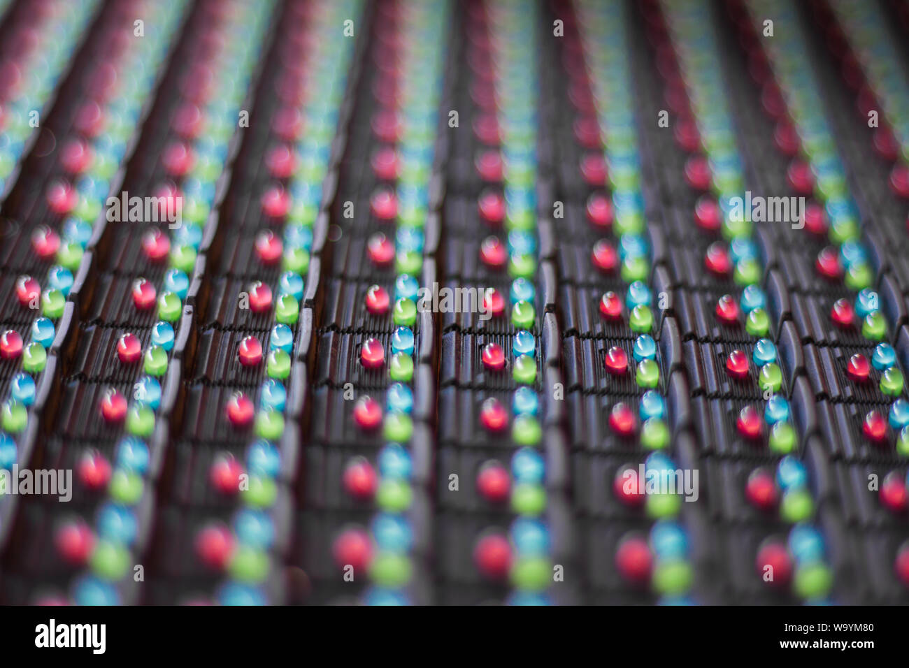 LED lamps in electronics. Background LED screen. Pattern LED screen ...