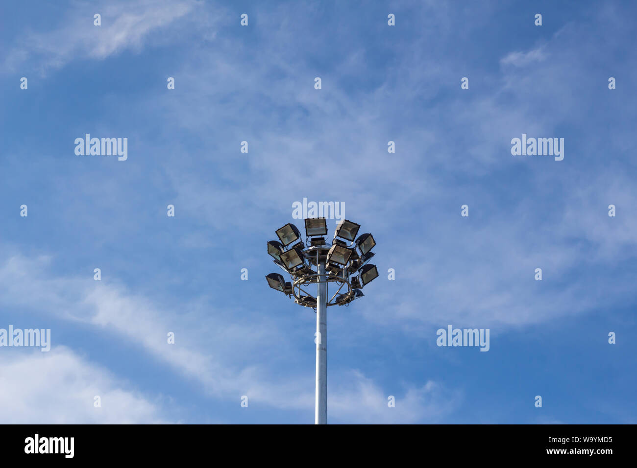 Background sky with spotlights. Spotlight and the sky Stock Photo - Alamy