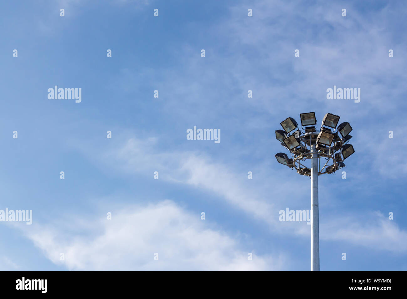 Background sky with spotlights. Spotlight and the sky Stock Photo - Alamy