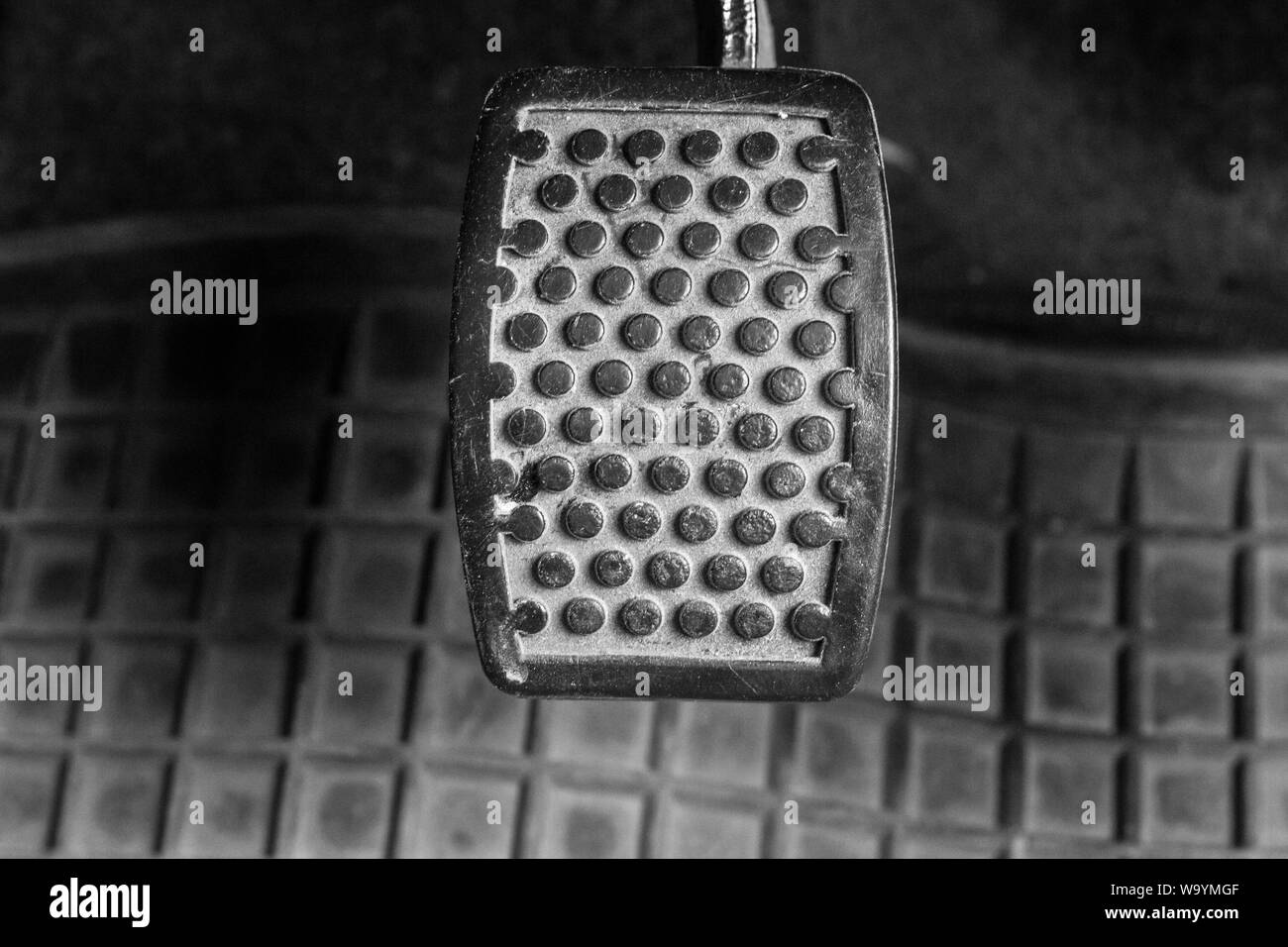 Clutch inside the car with dust Stock Photo Alamy