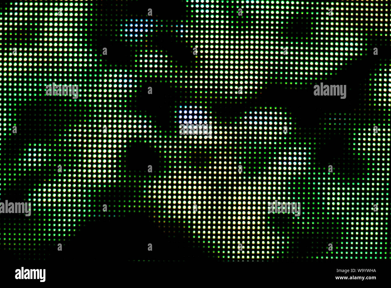 Colorful of the LED screen at the opening of the show Stock Photo - Alamy