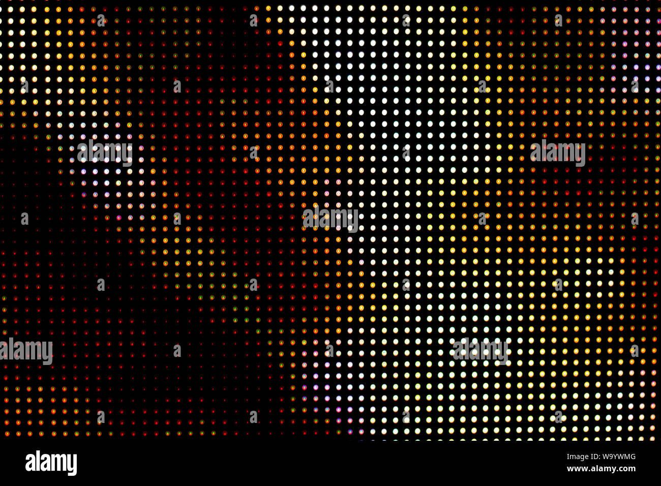 Colorful of the LED screen at the opening of the show Stock Photo - Alamy