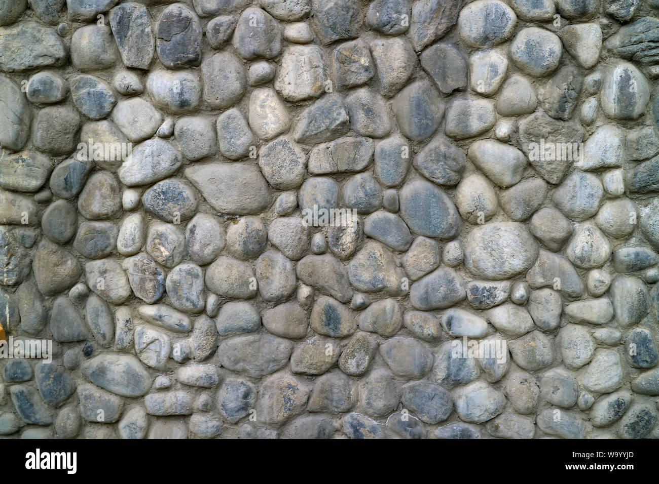 Grey Round Stone Wall Texture for Abstract Background Stock Photo - Alamy