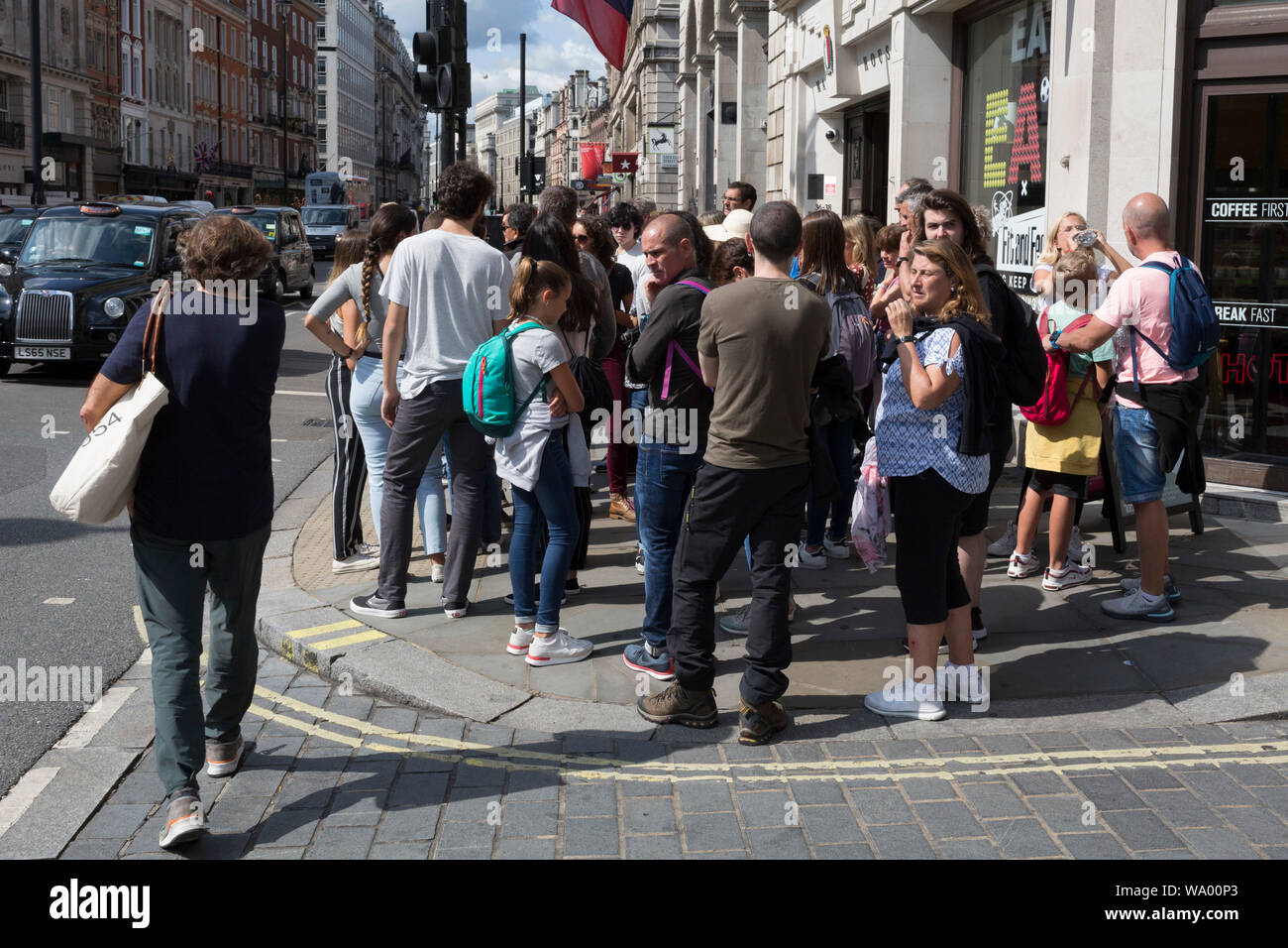 The sidewalk is blocked hi-res stock photography and images - Alamy