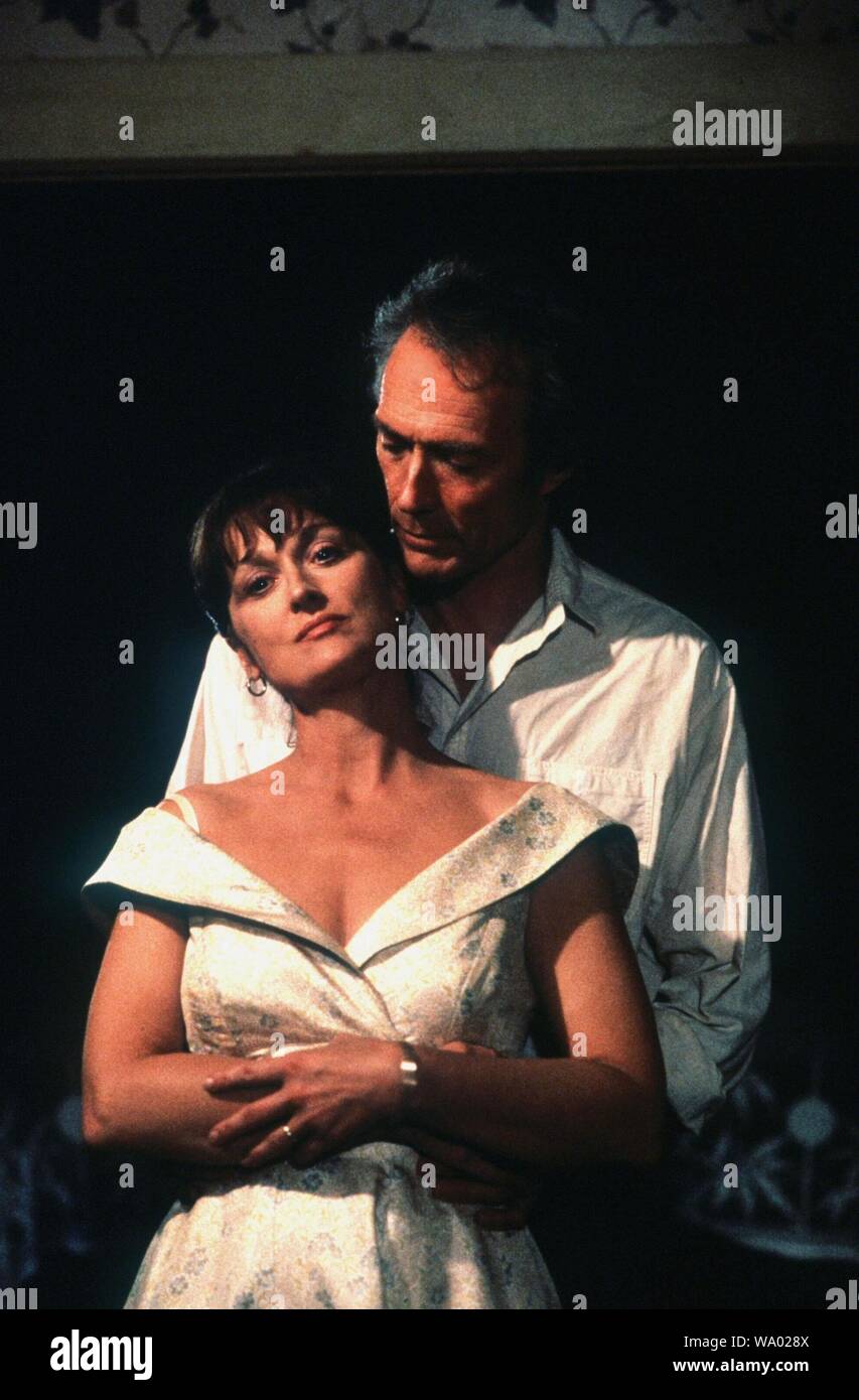 CLINT EASTWOOD and MERYL STREEP in THE BRIDGES OF MADISON COUNTY (1995), directed by CLINT EASTWOOD. Credit: WARNER BROTHERS / Album Stock Photo
