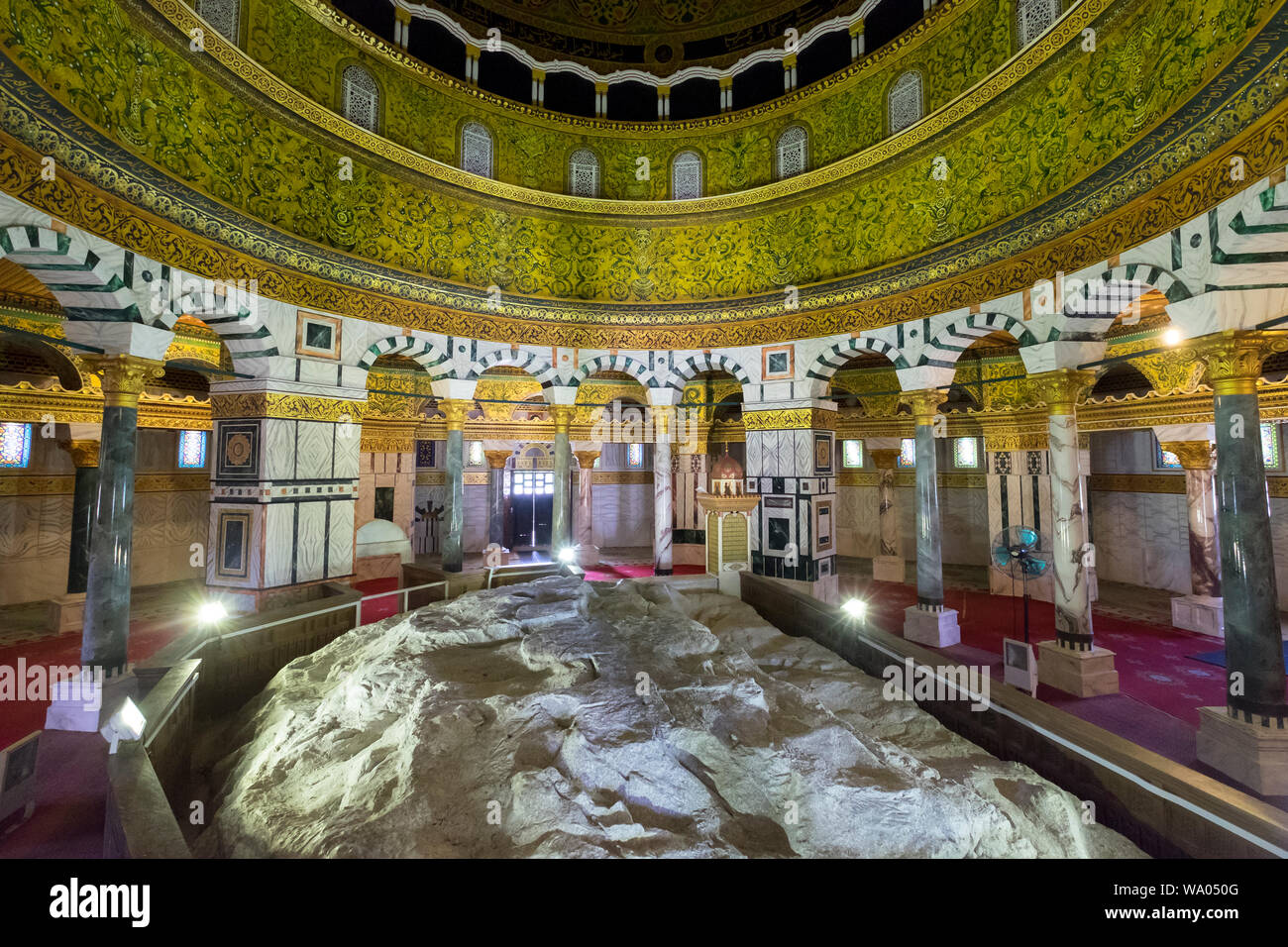 Dome Rock Interior Israel Stock Photos Dome Rock Interior