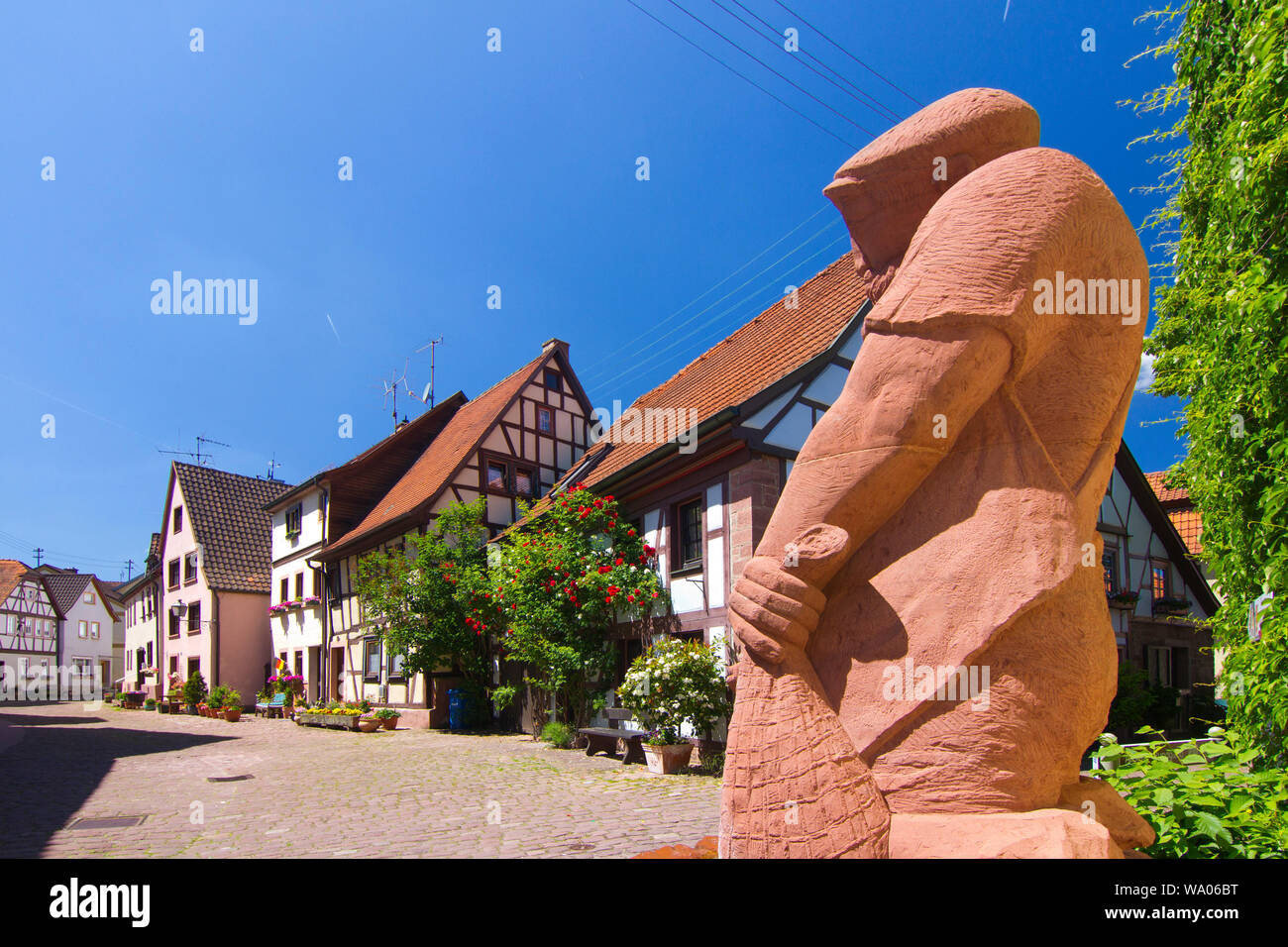 Deutschland,Bayern,Lohr am Main, Fischergasse, 30052636 *** Local Caption *** Stock Photo