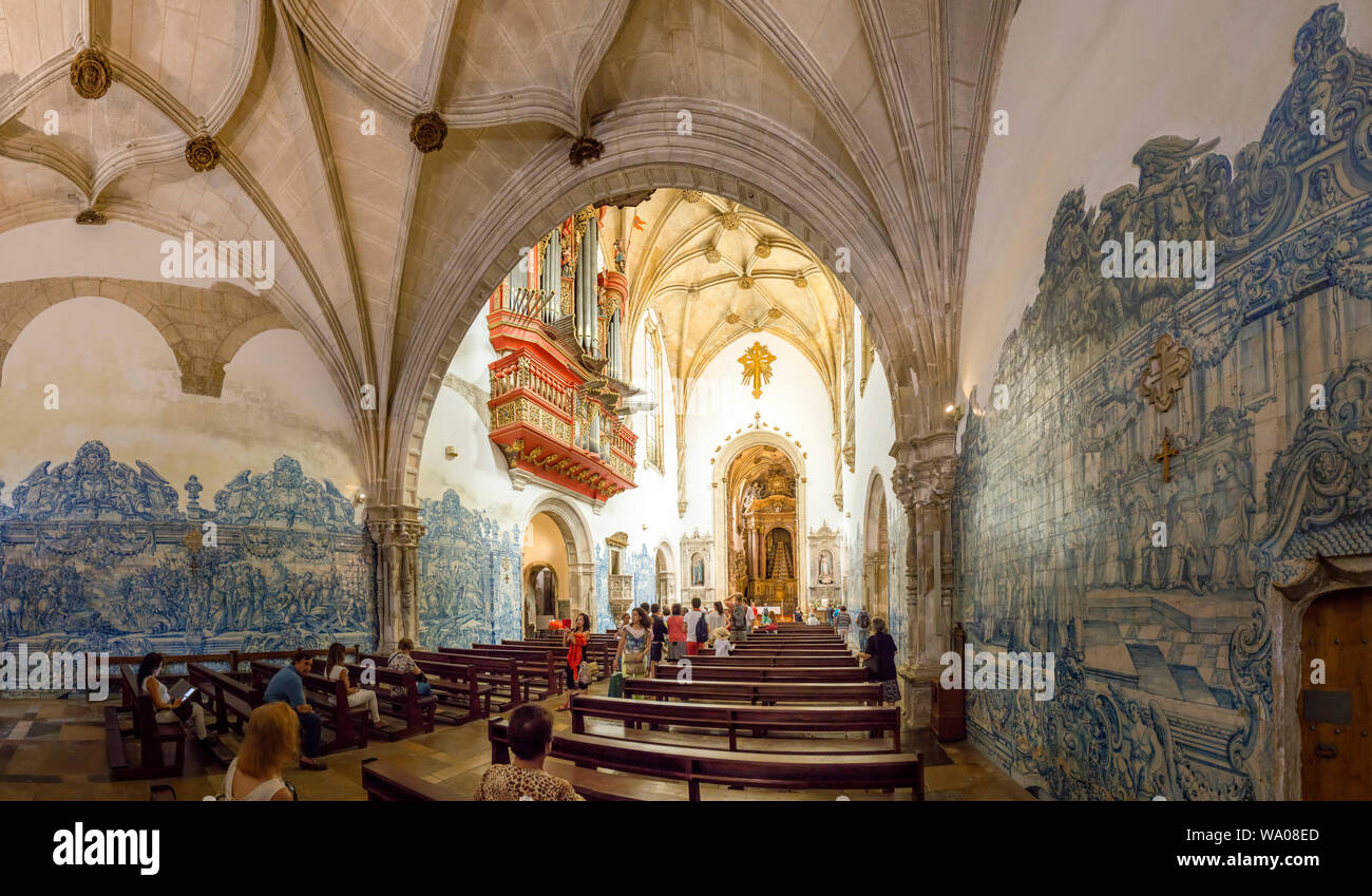 Azulejos In The Interior Of The Igreja De Santa Cruz Coimbra Portugal azulejos-in-the-interior-of-the-igreja-de-santa-cruz-coimbra-portugal