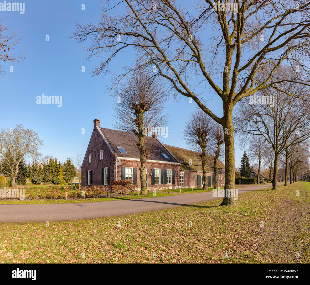 Long-gabled farm, Uden,  Noord-Brabant Netherlands, 30062905 *** Local Caption *** Stock Photo