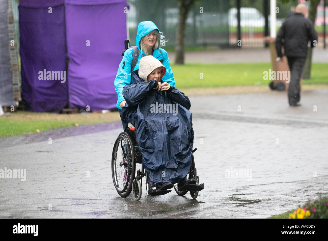 Mobility scooter rain cover hi-res stock photography and images - Alamy