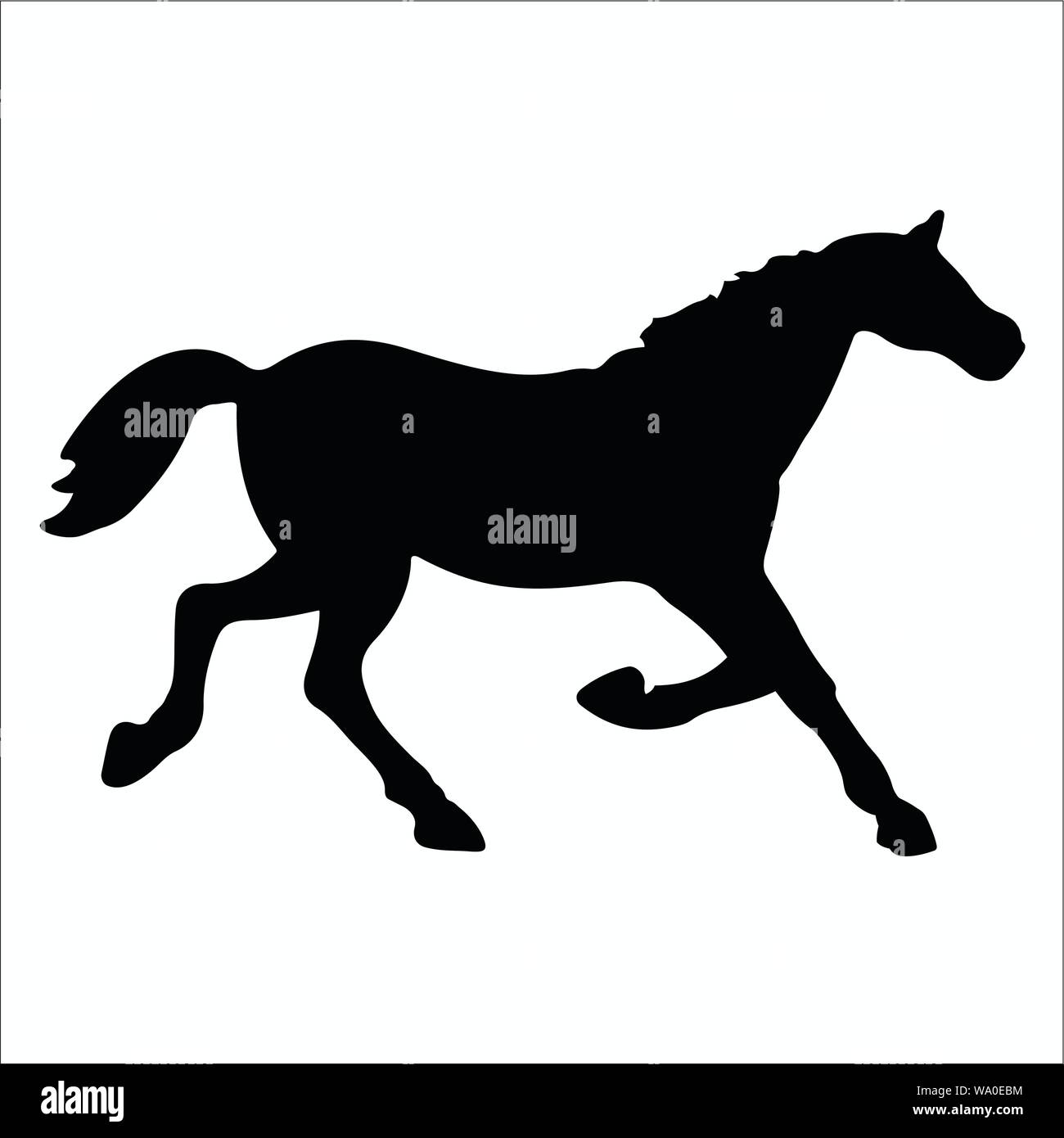 Vector illustration of a horse Stock Vector Image & Art - Alamy