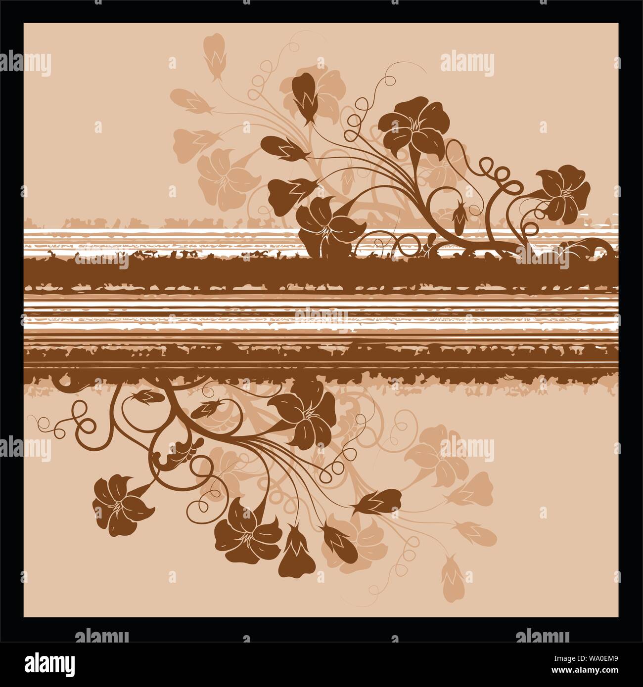 vector background of floral banners Stock Vector Image & Art - Alamy
