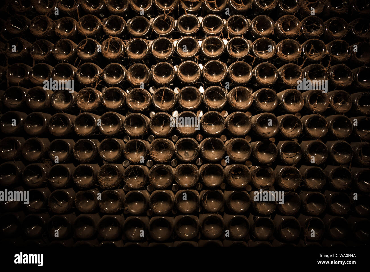 Underground Wine Cellar Stock Photo Alamy