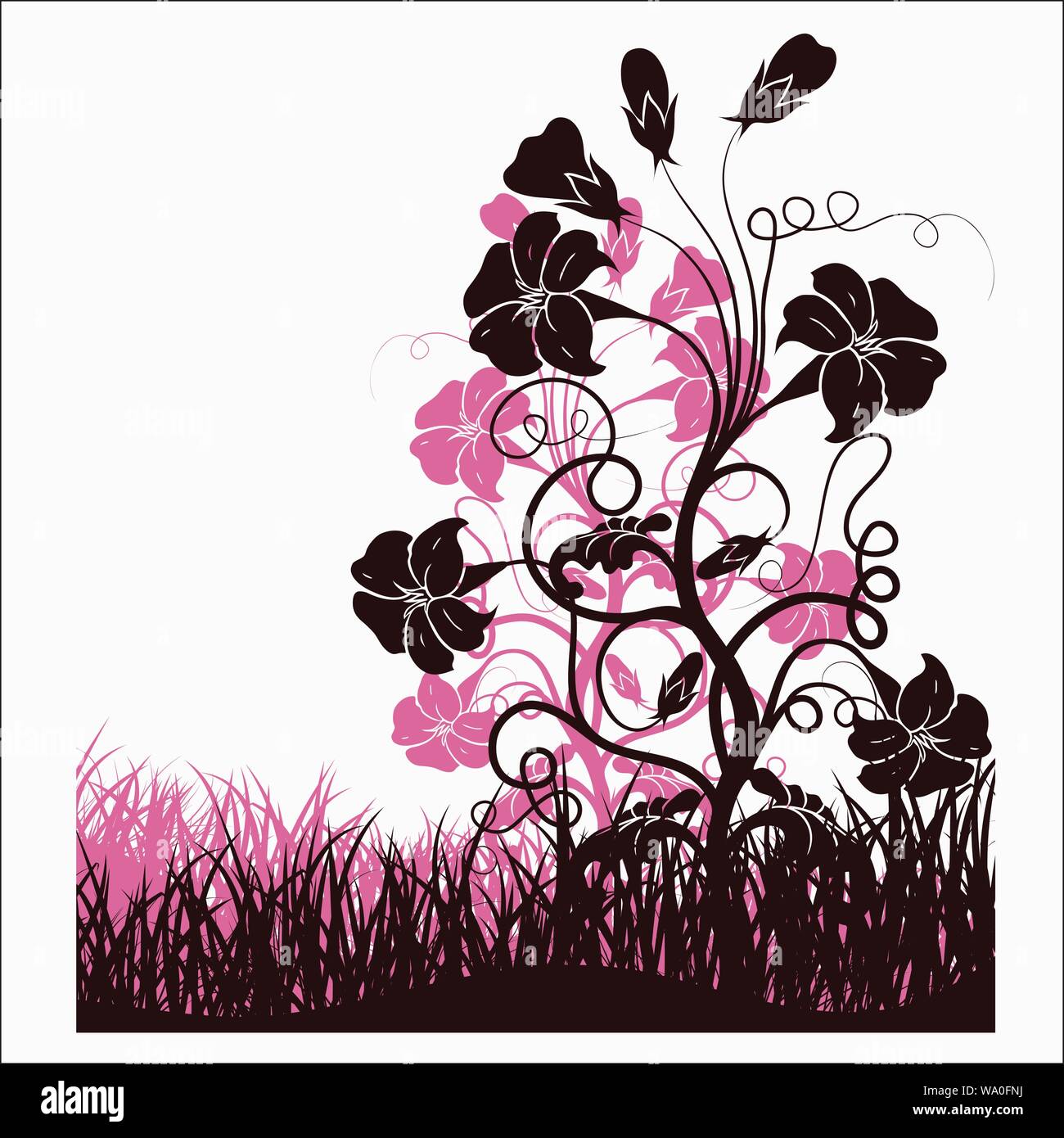 vector background of floral banners Stock Vector Image & Art - Alamy