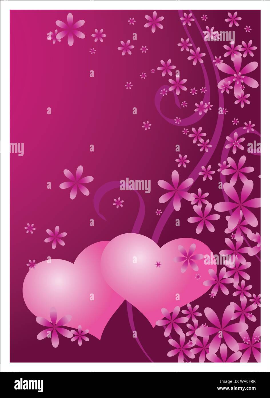 Vector illustration of a heart of love Stock Vector Image & Art - Alamy